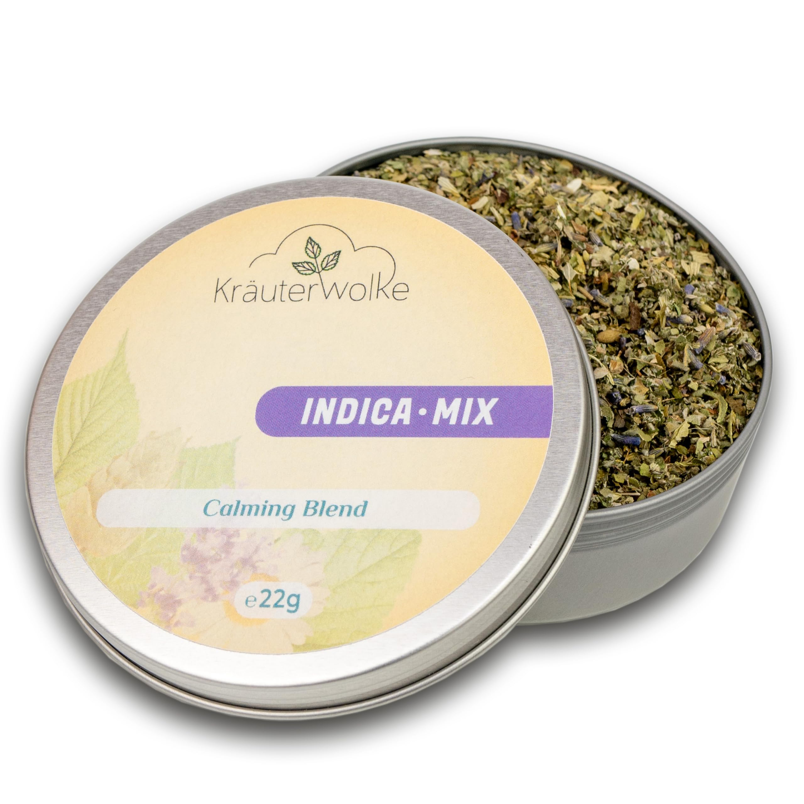 Kräuterwolke Indica Mix – Calming Blend (22 g) | 100 % natürliche Kräutermischung für Entspannung & Genuss