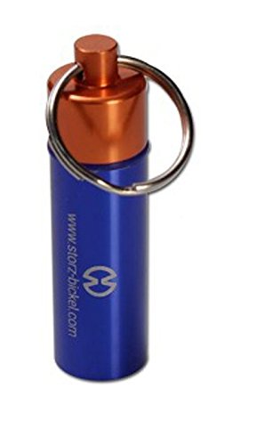 altrado Headshop Capsule Caddy – Kräuterspender & Dosierkapselbehälter mit 4 Kapseln | Praktischer Schlüsselanhänger für unterwegs