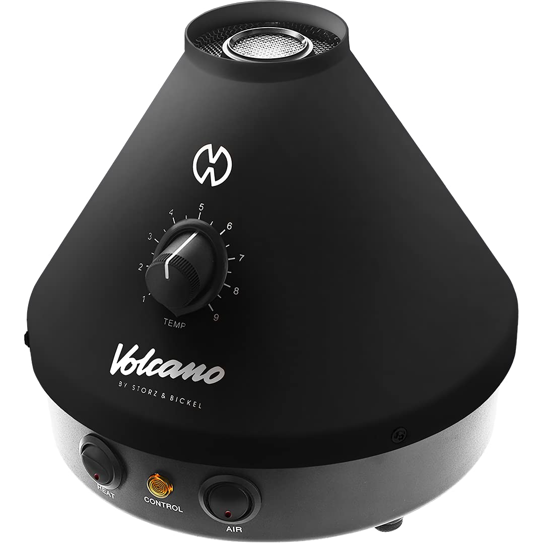 VOLCANO CLASSIC Onyx Edition – Premium Vaporizer von Storz & Bickel | Mechanische Temperaturregelung & ikonisches Design (ONYX)