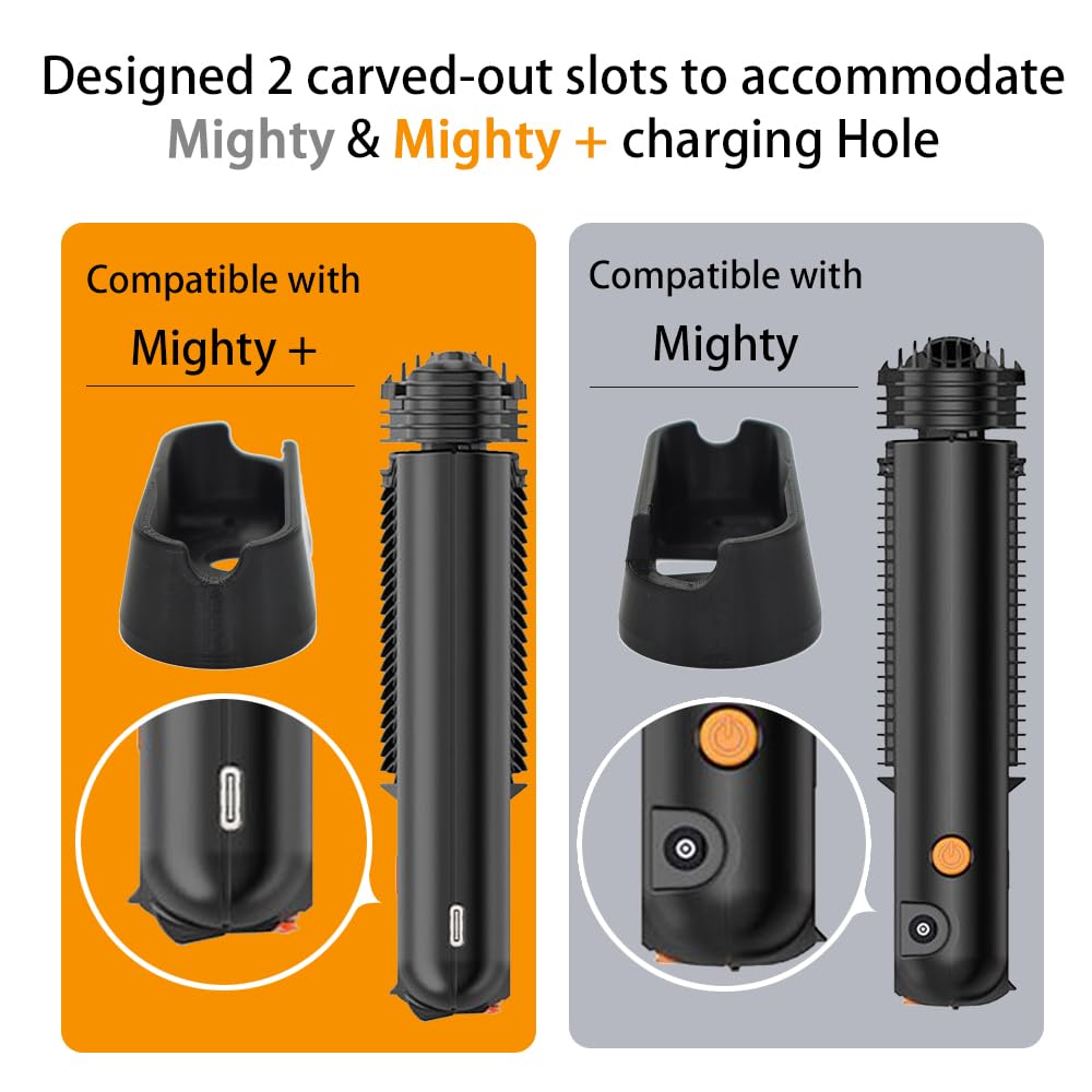 Vaportown Ständer für Storz & Bickel Mighty & Mighty+ Vaporizer – 3D-gedruckter Standfuß mit Ladeöffnung | Stabil, umweltfreundlich & passgenau