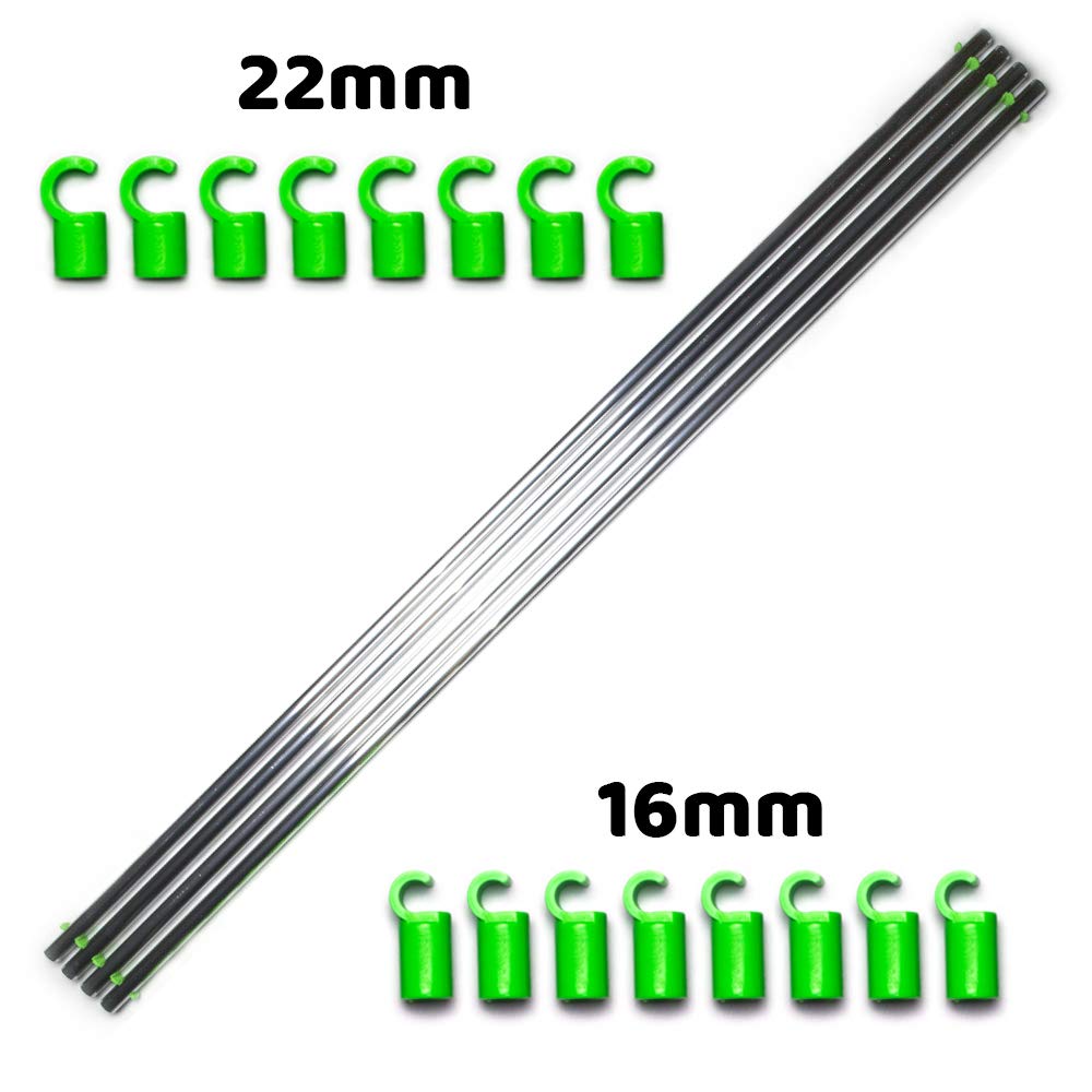 growber Fixture Poles 120×120 cm | Stabilisierungsstangen für Growzelte Ø 16 mm | Gegen Unterdruck & Wölbung – mehr Platz, Stabilität & Luftzirkulation