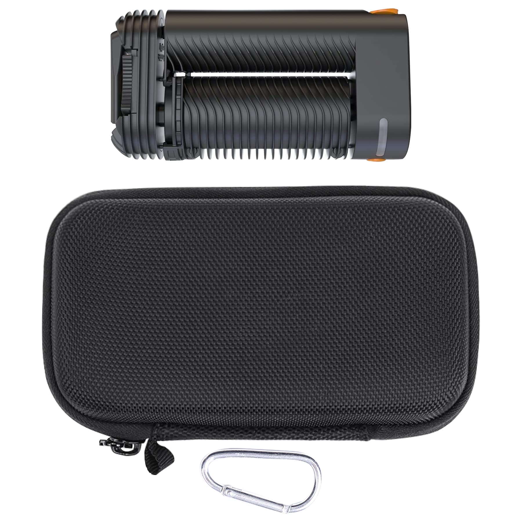 Khanka Hartschalen-Tasche für Storz & Bickel Crafty+ Vaporizer – Robustes EVA Case mit Reißverschluss & weichem Innenfutter (Schwarz)