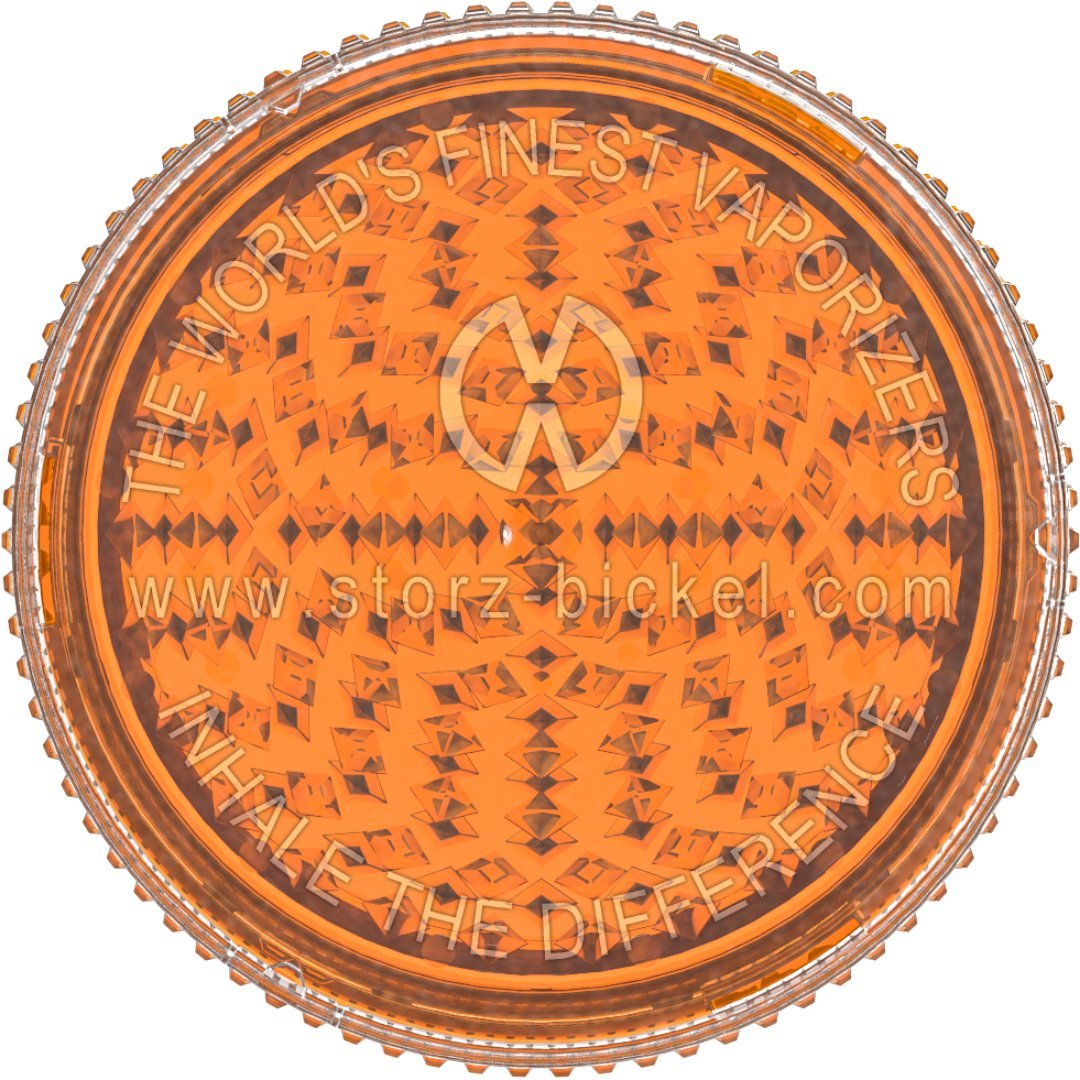 Storz & Bickel Kräutermühle XL – Präzises Mahlen für Cannabis & Hanf | DRIFT Edition (Orange)