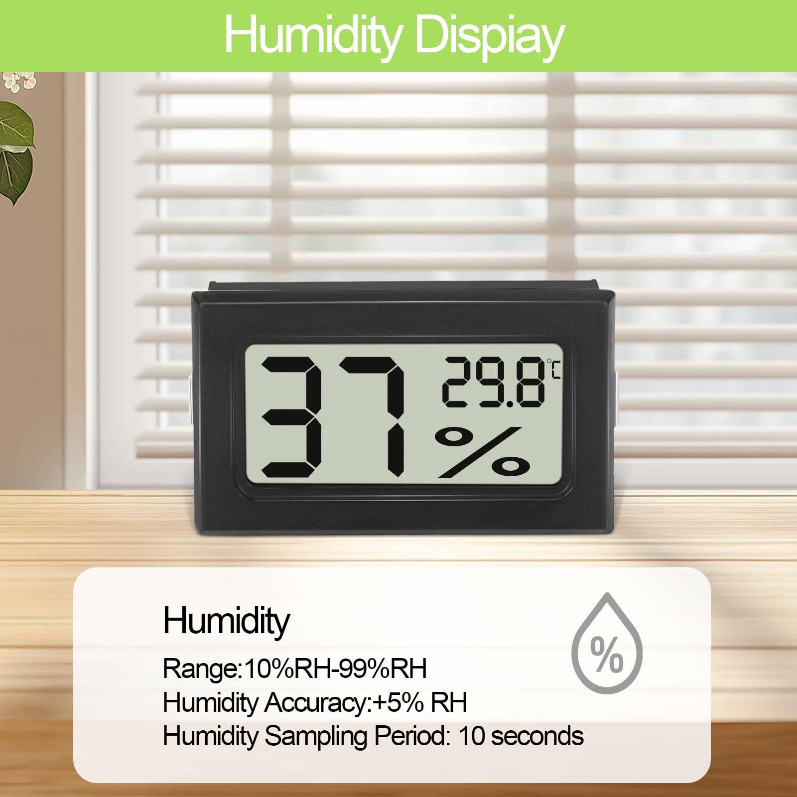 Farerkass Digital-Thermometer & Hygrometer – Präzise Klimaüberwachung für Growräume, Cannabis & Zuhause