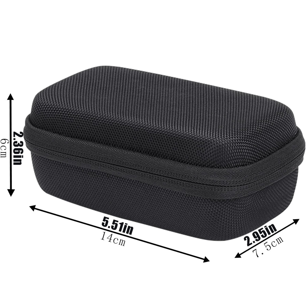 Khanka Hartschalen-Tasche für Storz & Bickel Crafty+ Vaporizer – Robustes EVA Case mit Reißverschluss & weichem Innenfutter (Schwarz)