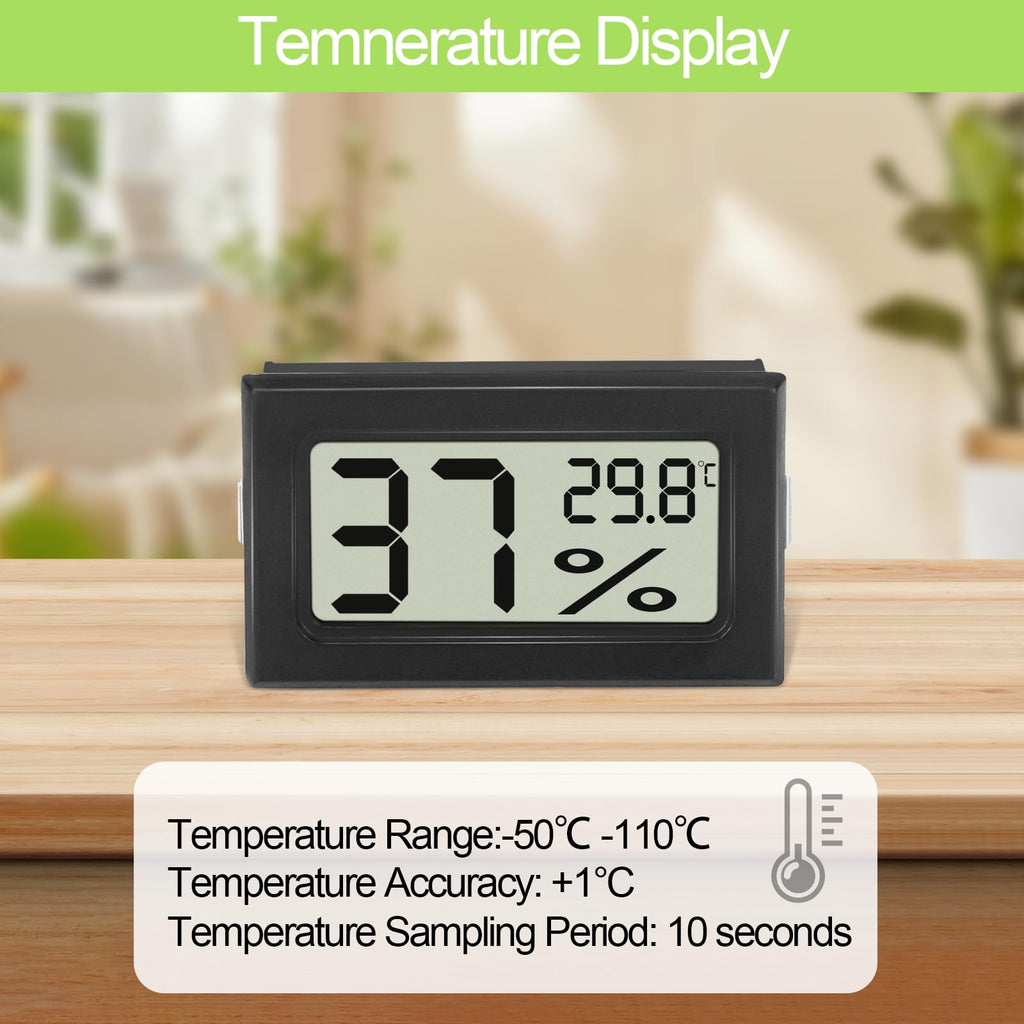 Farerkass Digital-Thermometer & Hygrometer – Präzise Klimaüberwachung für Growräume, Cannabis & Zuhause