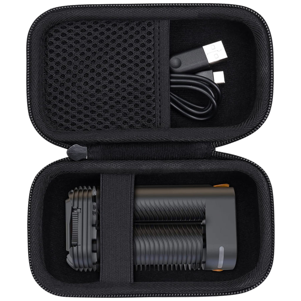 Khanka Hartschalen-Tasche für Storz & Bickel Crafty+ Vaporizer – Robustes EVA Case mit Reißverschluss & weichem Innenfutter (Schwarz)