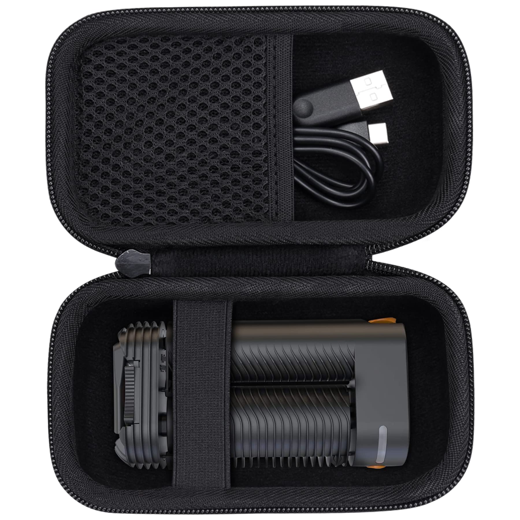 Khanka Hartschalen-Tasche für Storz & Bickel Crafty+ Vaporizer – Robustes EVA Case mit Reißverschluss & weichem Innenfutter (Schwarz)