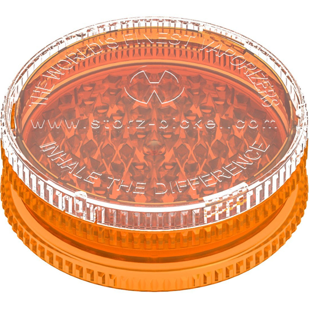 Storz & Bickel Kräutermühle XL – Präzises Mahlen für Cannabis & Hanf | DRIFT Edition (Orange)