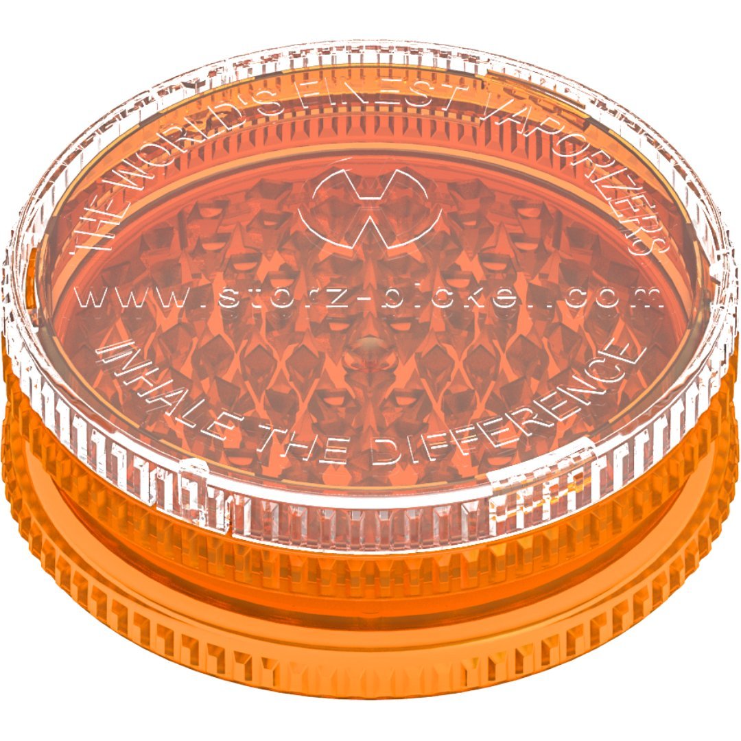 Storz & Bickel Kräutermühle XL – Präzises Mahlen für Cannabis & Hanf | DRIFT Edition (Orange)