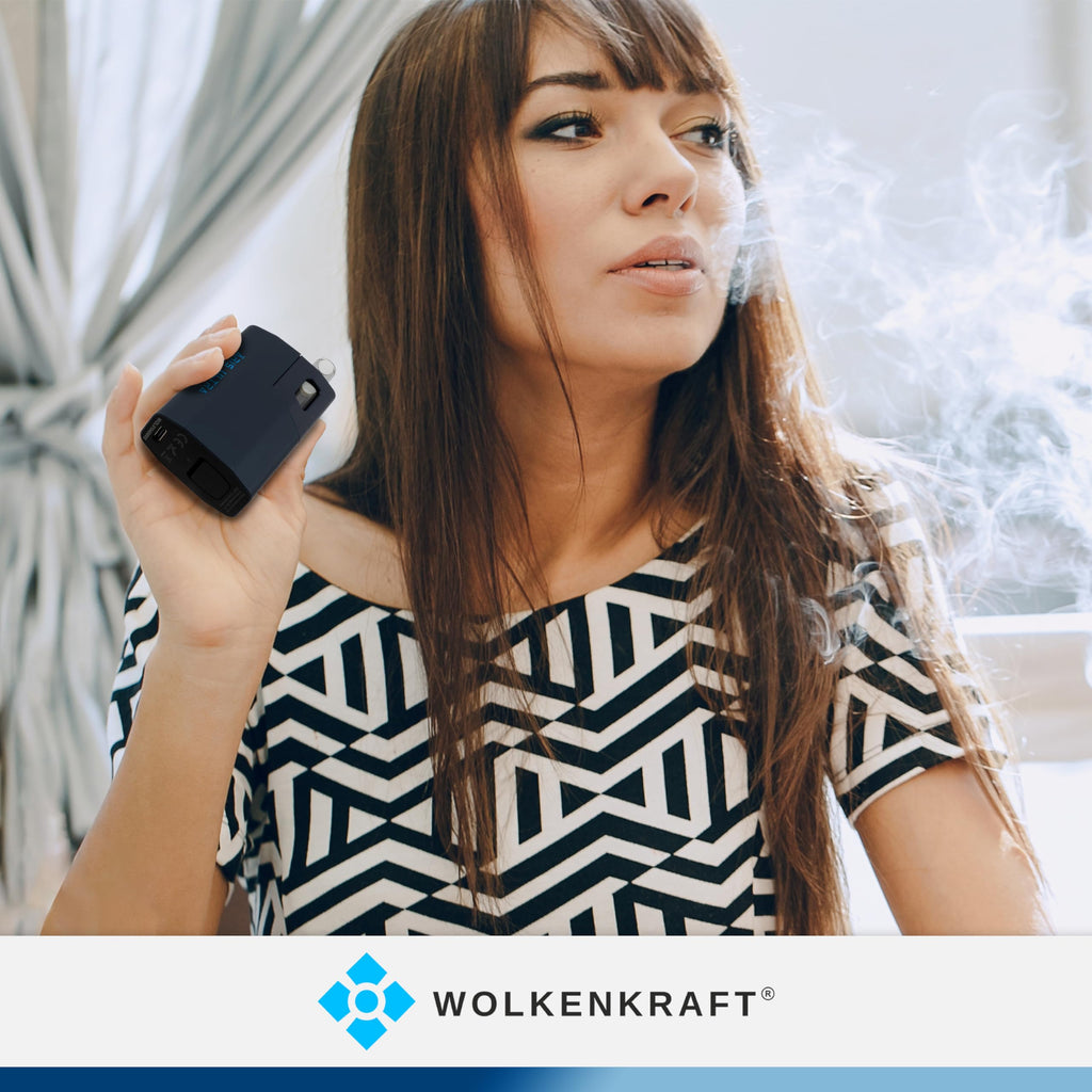 WOLKENKRAFT ÄRiS ULTRA Vaporizer – Premium Vaporizer mit Titan-Kammer, USB-C & ECA-Konvektion | Nachtblau