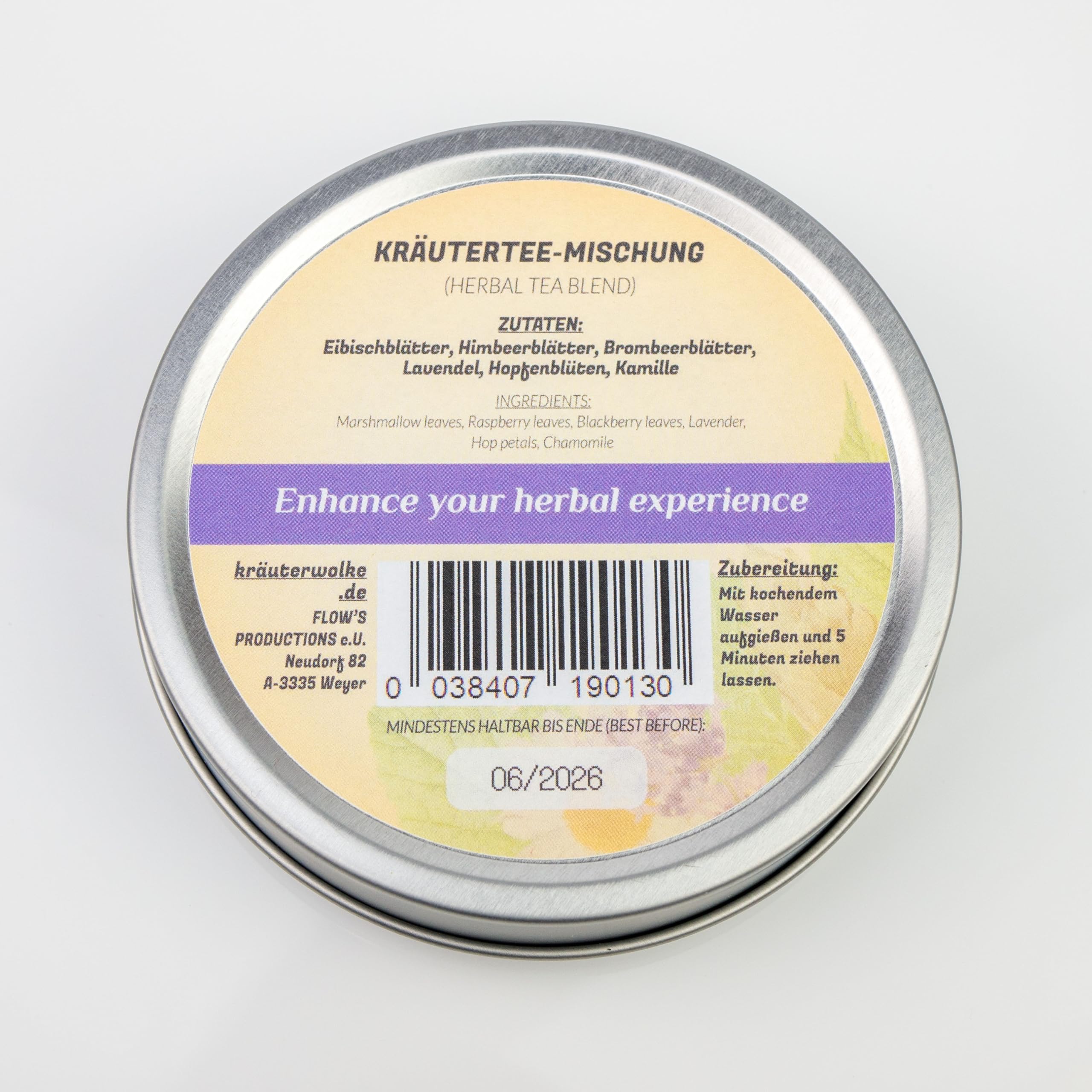 Kräuterwolke Indica Mix – Calming Blend (22 g) | 100 % natürliche Kräutermischung für Entspannung & Genuss