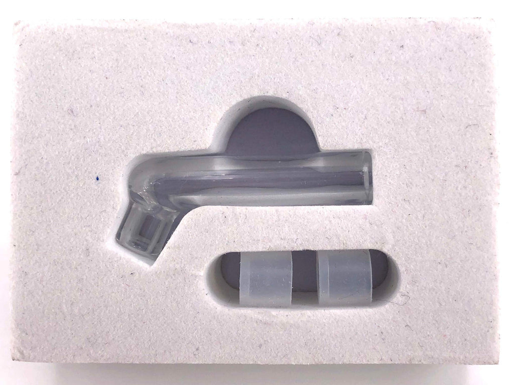 Glasmundstück für Storz & Bickel Mighty & Crafty Vaporizer – Geschmacksneutral, Kühl & mit Ersatzdichtungen (Transparent)