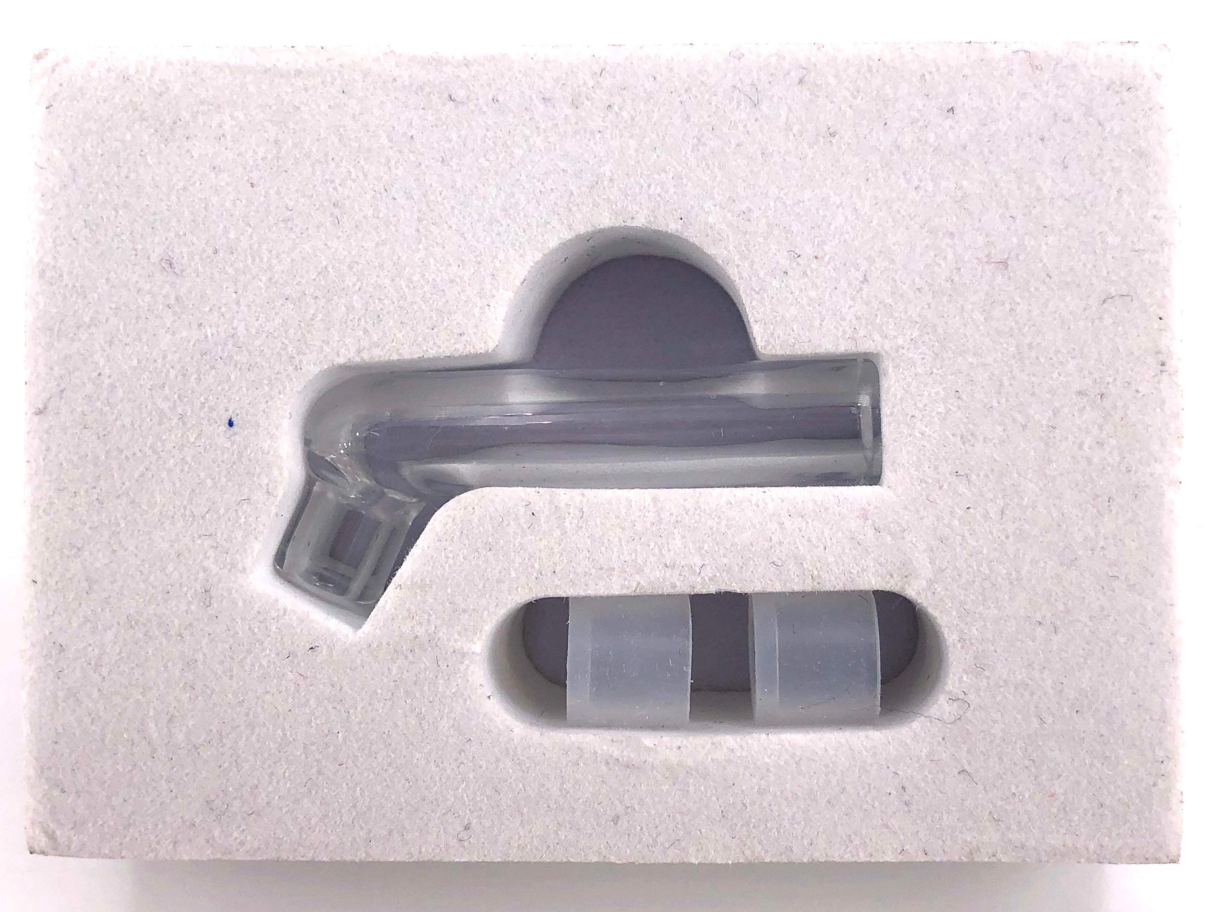 Glasmundstück für Storz & Bickel Mighty & Crafty Vaporizer – Geschmacksneutral, Kühl & mit Ersatzdichtungen (Transparent)