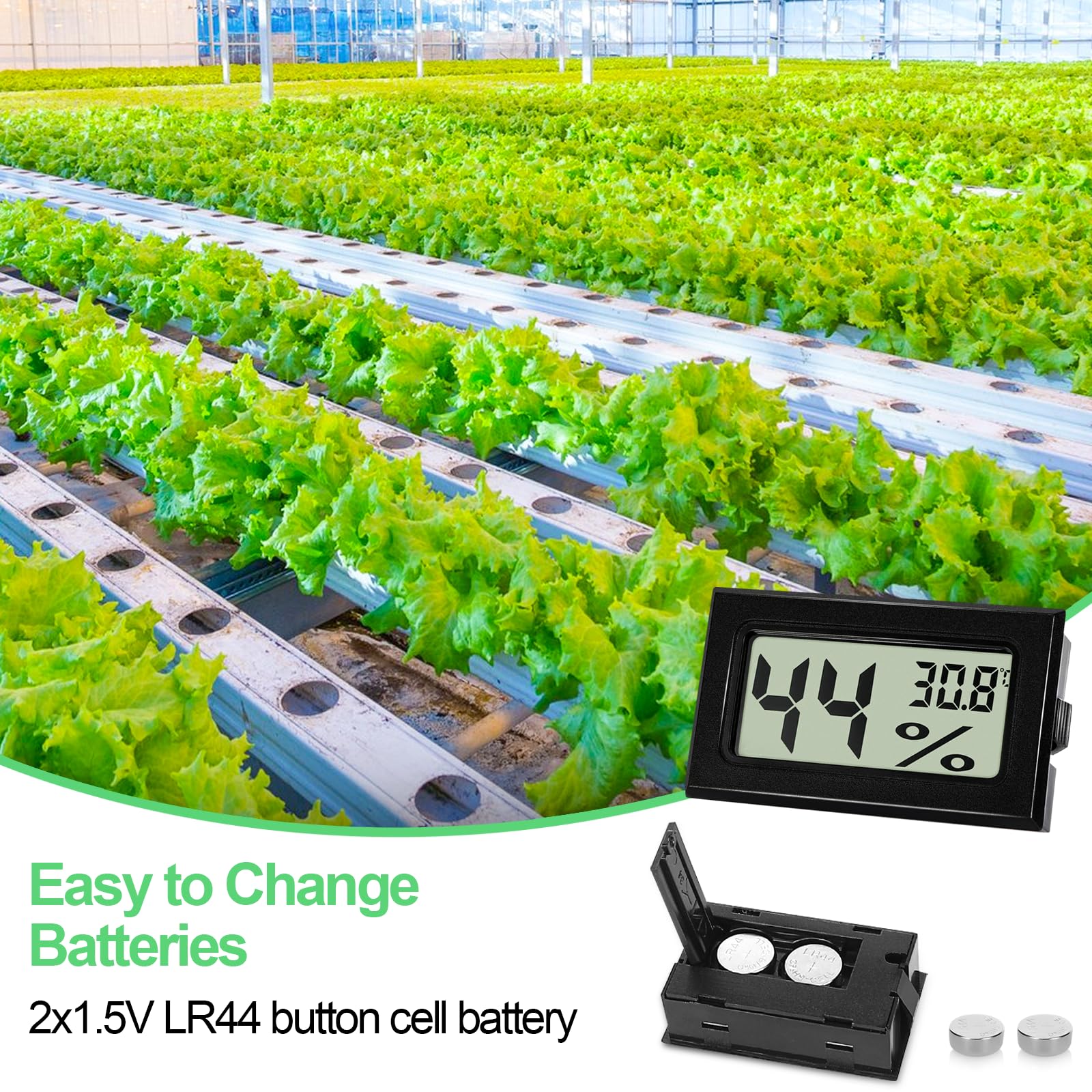Farerkass Digital-Thermometer & Hygrometer – Präzise Klimaüberwachung für Growräume, Cannabis & Zuhause