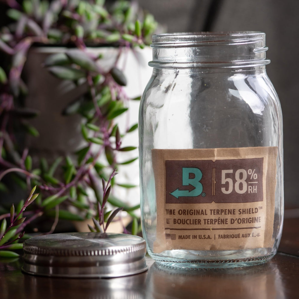 Boveda 58% 2-Wege-Feuchtigkeitsregulierung (Größe 4) – 10er-Pack für bis zu 15 g Hanf & Cannabis | Terpen-Schutz & Frischegarantie