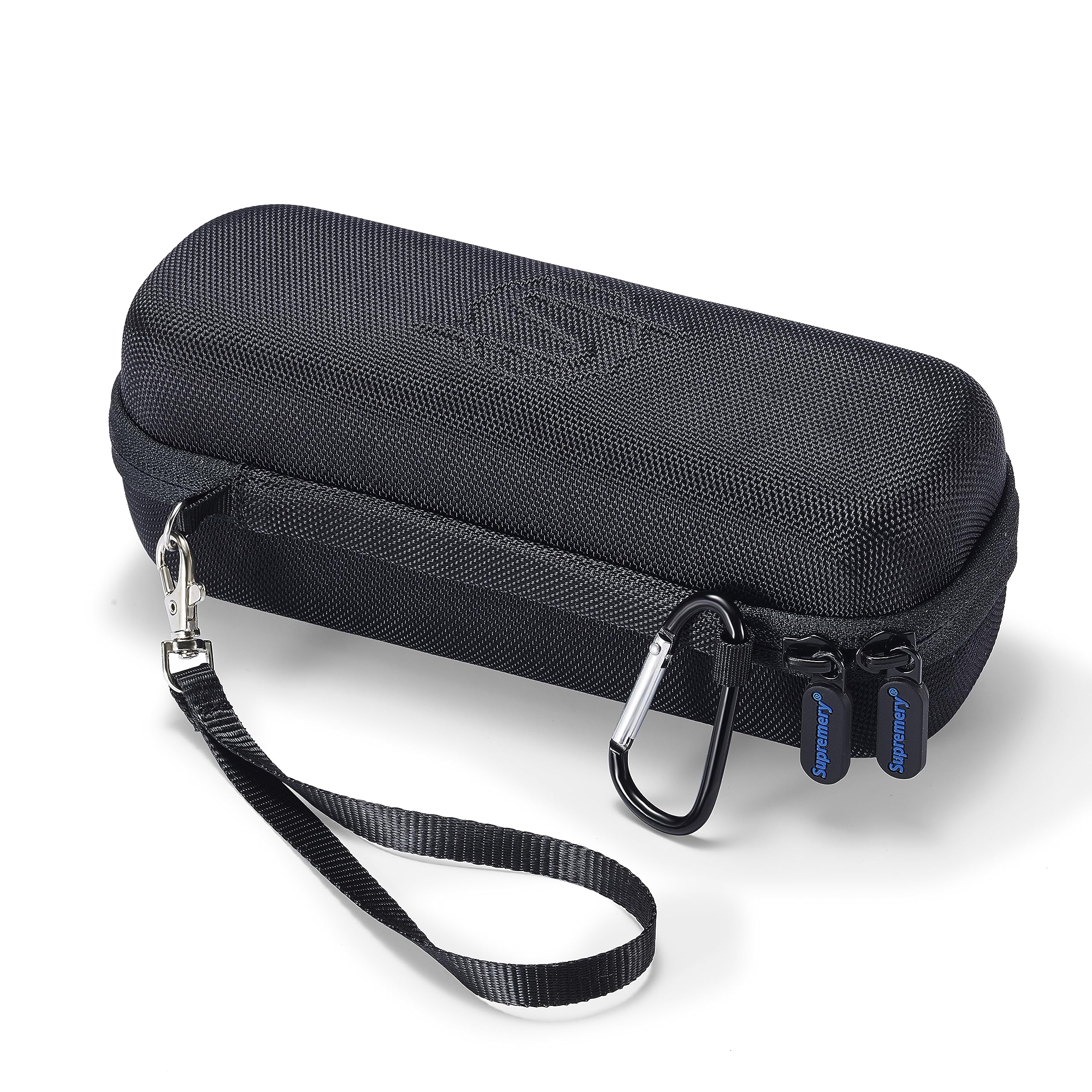 Supremery Tasche für Storz & Bickel VENTY Vaporizer – Stoßfeste Schutz-Hülle mit Zubehörfach & Inlay | Schwarz-Blau