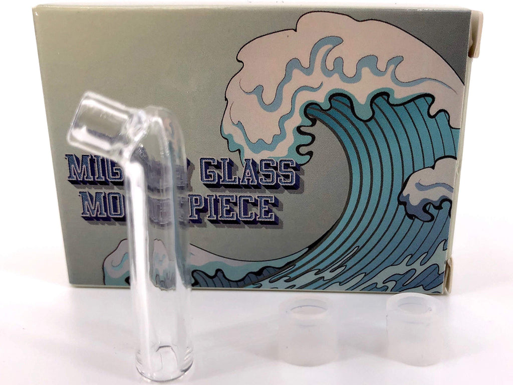 Glasmundstück für Storz & Bickel Mighty & Crafty Vaporizer – Geschmacksneutral, Kühl & mit Ersatzdichtungen (Transparent)