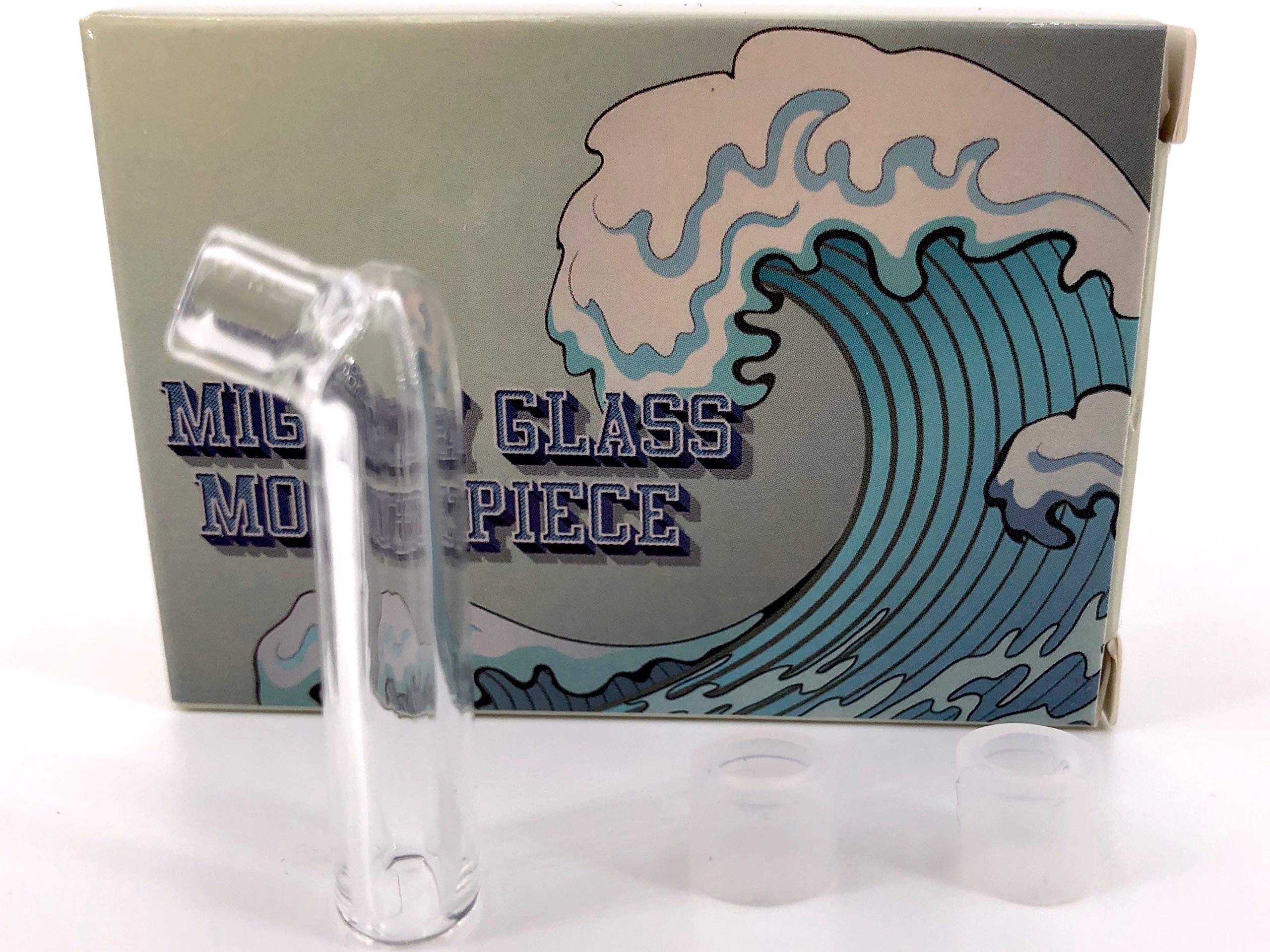 Glasmundstück für Storz & Bickel Mighty & Crafty Vaporizer – Geschmacksneutral, Kühl & mit Ersatzdichtungen (Transparent)