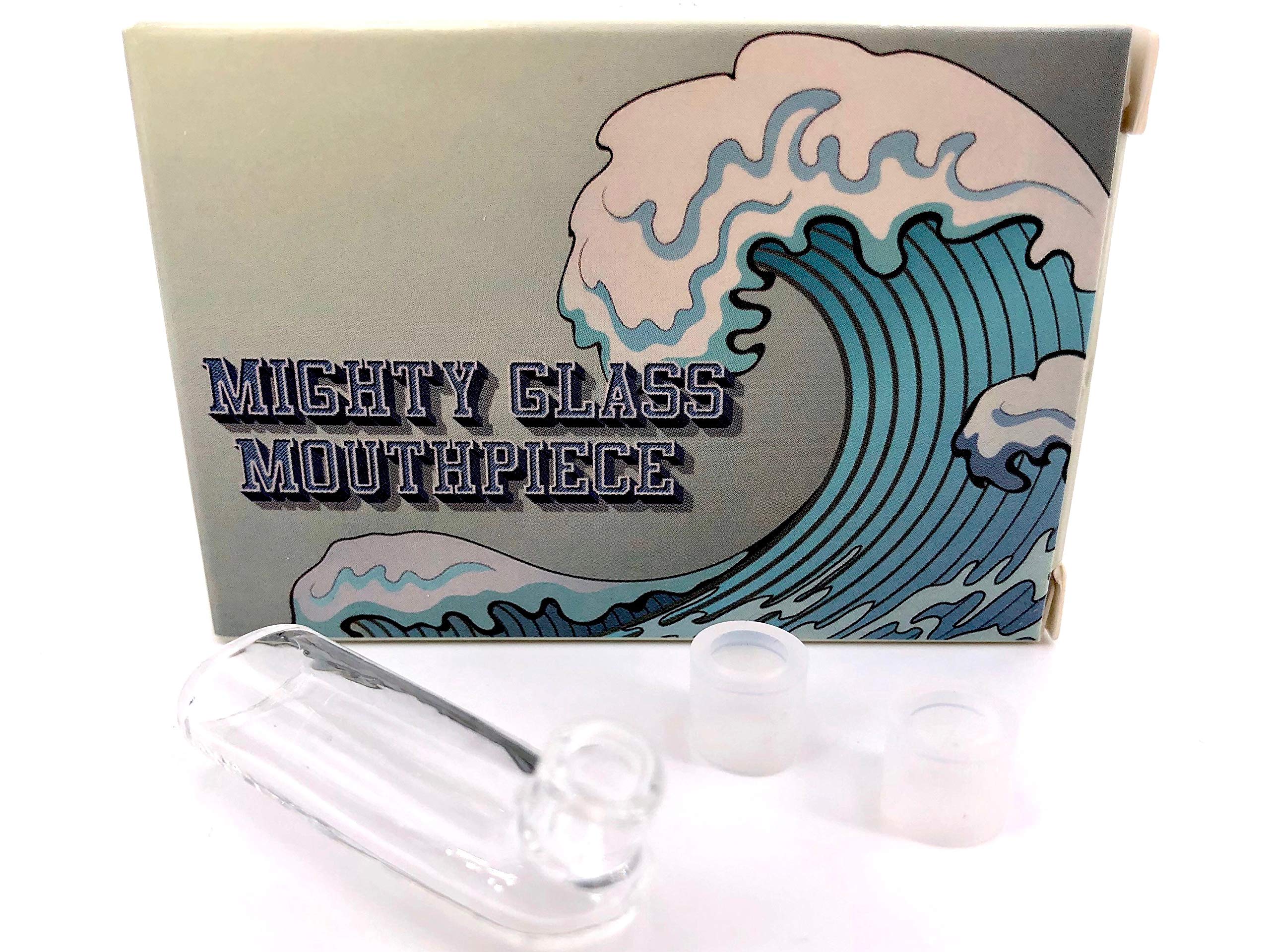 Glasmundstück für Storz & Bickel Mighty & Crafty Vaporizer – Geschmacksneutral, Kühl & mit Ersatzdichtungen (Transparent)